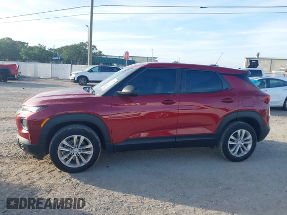 2021 Chevrolet TrailBlazer LS with VIN KL79MMS27MB005124, listed as a IAAI auction lot 42079611 with 38,033 mi miles and . Bid and sale history available at DreamBid. Image 14.