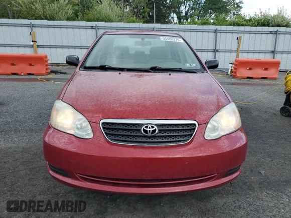 2008 Toyota Corolla CE with VIN 2T1BR32E98C899483, listed as a Copart auction lot 55488275 with 155,884 mi miles and Salvage Title. Bid and sale history available at DreamBid. Image 5.