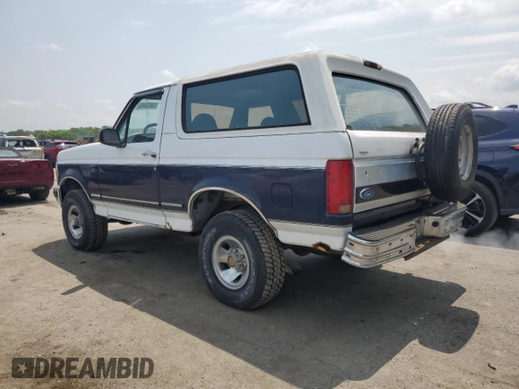1994 Ford Bronco XL with VIN 1FMEU15NXRLB43257, listed as a Copart auction lot 59885045 with 114,814 mi miles and Clean title. Bid and sale history available at DreamBid. Image 2.
