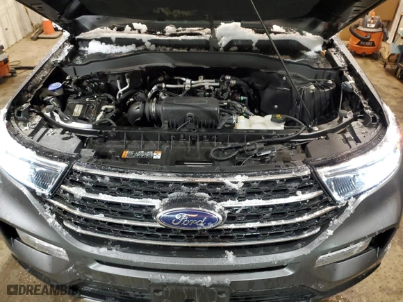 2022 Ford Explorer XLT with VIN 1FMSK8DH3NGA03079, listed as a Copart auction lot 49457525 with 39,990 mi miles and Salvage Title. Bid and sale history available at carsss.com. Image 12.