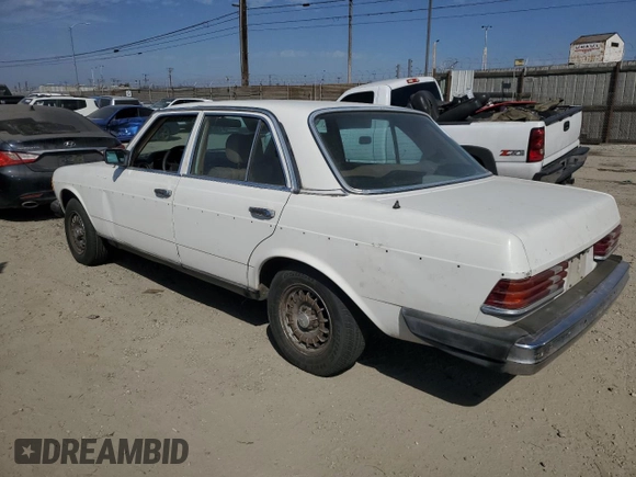 1985 Mercedes-Benz 300 with VIN WDBAB33C5FA264693, listed as a Copart auction lot 47318655 with 241,531 mi miles and Clean Title. Bid and sale history available at DreamBid. Image 2.