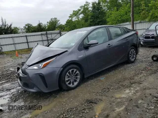 2019 Toyota Prius L Eco with VIN JTDKARFU1K3097182, listed as a Copart auction lot 58793425 with 57,458 mi miles and Salvage title. Bid and sale history available at DreamBid. Image 1.