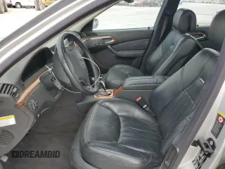 2005 Mercedes-Benz S 55 AMG with VIN WDBNG74J55A454080, listed as a Copart auction lot 50965305 with 139,677 mi miles and Salvage Title. Bid and sale history available at DreamBid. Image 7.