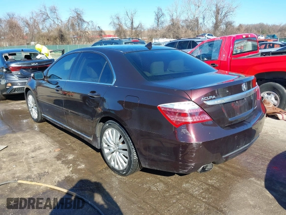 2011 Acura RL Technology with VIN JH4KB2F62BC000463, listed as a IAAI auction lot 41573978 with 172,755 mi miles and . Bid and sale history available at DreamBid. Image 3.