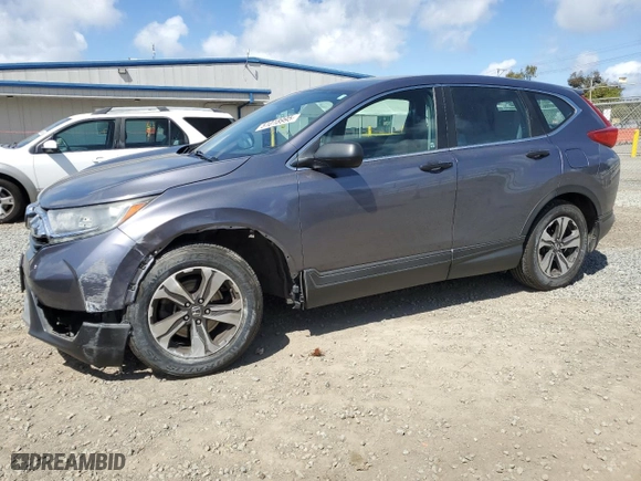 2017 Honda CR-V LX with VIN 5J6RW5H33HL000208, listed as a Copart auction lot 51018995 with 134,789 mi miles and Salvage Title. Bid and sale history available at carsss.com. Image 1.