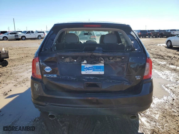 2014 Ford Edge SEL with VIN 2FMDK4JCXEBB19316, listed as a Copart auction lot 79005834 with 133,545 mi miles and Salvage Title. Bid and sale history available at carsss.com. Image 6.