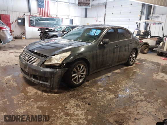 2008 Infiniti G35 Sedan x with VIN JNKBV61F28M255154, listed as a IAAI auction lot 41593045 with 243,554 mi miles. Bid and sale history available at carsss.com. Image 17.