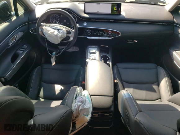 2024 Genesis GV70 2.5T with VIN 5NMMADTB3RH009680, listed as a Copart auction lot 56875265 with 10,588 mi miles and Salvage title. Bid and sale history available at DreamBid. Image 8.
