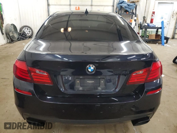 2013 BMW 5 Series 550i xDrive with VIN WBAFU9C57DDY70477, listed as a Copart auction lot 48577095 with 137,695 mi miles and Salvage Title. Bid and sale history available at carsss.com. Image 6.