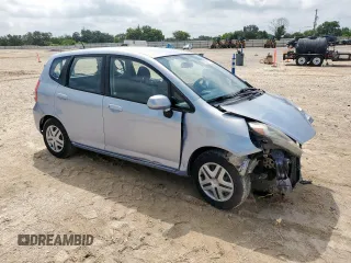 2008 Honda Fit with VIN JHMGD38438S068027, listed as a Copart auction lot 61033815 with 151,639 mi miles and Salvage title. Bid and sale history available at DreamBid. Image 4.