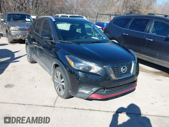 2019 Nissan Kicks S with VIN 3N1CP5CU3KL535479, listed as a IAAI auction lot 41302465 with 97,148 mi miles. Bid and sale history available at carsss.com. Image 1.
