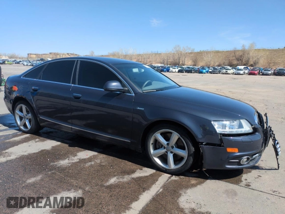 2011 Audi A6 Premium Plus with VIN WAUFGAFB3BN031282, listed as a Copart auction lot 52895245 with 89,663 mi miles and Salvage title. Bid and sale history available at DreamBid. Image 4.