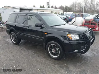 2008 Honda Pilot EX-L with VIN 5FNYF18768B035728, listed as a IAAI auction lot 41492820 with 118,420 mi miles. Bid and sale history available at carsss.com. Image 1.