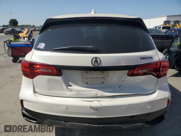 2017 Acura MDX Technology with VIN 5FRYD3H52HB006516, listed as a Copart auction lot 60919965 with Not provided miles and Salvage title. Bid and sale history available at DreamBid. Image 6.