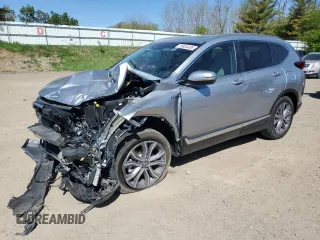 2020 Honda CR-V Touring z VIN 7FART6H96LE023197, wystawiony jako Copart lot #55834495 z przebiegiem 18 779 mil mil oraz Szkoda całkowita • Salvage title. Historia ofert i sprzedaży dostępna na DreamBid. Obrazek 1.