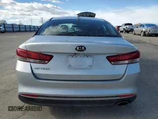2017 Kia Optima LX with VIN 5XXGT4L31HG139163, listed as a Copart auction lot 46592635 with 119,365 mi miles and Salvage Title. Bid and sale history available at carsss.com. Image 6.