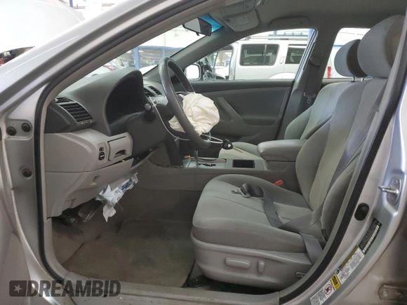 2007 Toyota Camry CE with VIN 4T1BE46K67U128848, listed as a Copart auction lot 46835995 with 107,889 mi miles and Salvage Title. Bid and sale history available at carsss.com. Image 7.