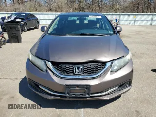 2013 Honda Civic EX with VIN 2HGFB2F8XDH506211, listed as a Copart auction lot 53776415 with 70,290 mi miles and Salvage Title. Bid and sale history available at DreamBid. Image 5.
