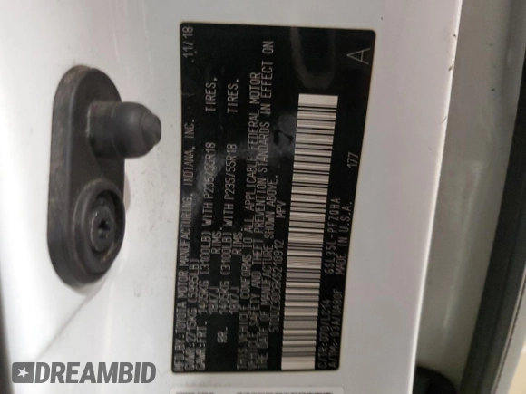 2019 Toyota Sienna XLE with VIN 5TDDZ3DC6KS218912, listed as a Copart auction lot 44767225 with 107,493 mi miles and Salvage Title. Bid and sale history available at carsss.com. Image 13.