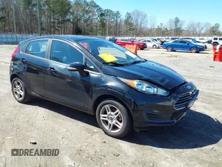 2017 Ford Fiesta SE with VIN 3FADP4EJ5HM164039, listed as a IAAI auction lot 41769636 with 56,778 mi miles. Bid and sale history available at carsss.com. Image 1.