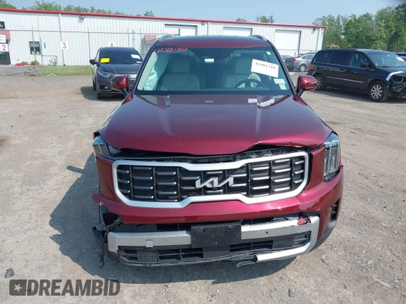 2023 Kia Telluride SX X-Pro with VIN 5XYP5DGC8PG376862, listed as a IAAI auction lot 42481710 with 17,517 mi miles and . Bid and sale history available at DreamBid. Image 12.