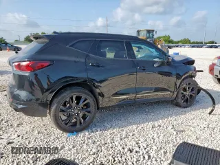 2020 Chevrolet Blazer RS с VIN 3GNKBERS7LS534783, выставлен на аукционе Copart как лот 61496275 с пробегом 69 390 миль миль и Списание • Salvage title. История ставок и продаж доступна на DreamBid. Изображение 3.