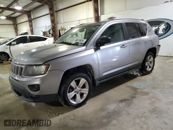 2016 Jeep Compass Sport SE z VIN 1C4NJCBA1GD634172, wystawiony jako Copart lot #80818654 z przebiegiem 185 674 mil mil oraz Szkoda całkowita • Salvage title. Historia ofert i sprzedaży dostępna na DreamBid. Obrazek 1.
