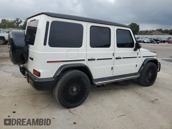 2020 Mercedes-Benz G AMG G 63 with VIN W1NYC7HJ1LX353898, listed as a Copart auction lot 77526604 with 41,978 mi miles and Salvage Title. Bid and sale history available at carsss.com. Image 3.