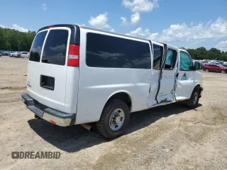 2019 Chevrolet Express Passenger LT with VIN 1GAZGPFG4K1341049, listed as a Copart auction lot 60321535 with 160,353 mi miles and Salvage title. Bid and sale history available at DreamBid. Image 3.