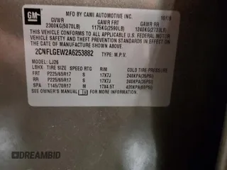 2010 Chevrolet Equinox LTZ with VIN 2CNFLGEW2A6253882, listed as a Copart auction lot 42973685 with 118,508 mi miles and Salvage Title. Bid and sale history available at DreamBid. Image 13.