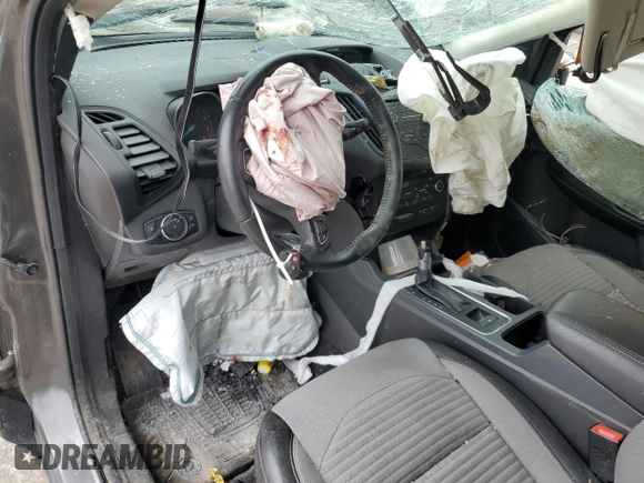 2017 Ford Escape SE z VIN 1FMCU9GD7HUB76204, wystawiony jako Copart lot #58334725 z przebiegiem Nie podano mil oraz Szkoda całkowita • Salvage title. Historia ofert i sprzedaży dostępna na DreamBid. Obrazek 8.
