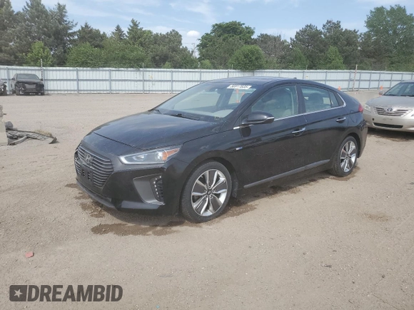 2019 Hyundai Ioniq Limited с VIN KMHC05LC8KU115422, выставлен на аукционе Copart как лот 56917835 с пробегом 50 531 миль миль и Списание • Salvage title. История ставок и продаж доступна на DreamBid. Изображение 1.