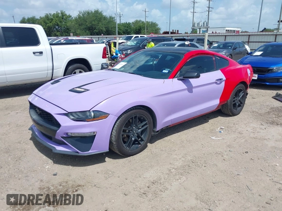 2021 Ford Mustang EcoBoost with VIN 1FA6P8TH2M5101061, listed as a IAAI auction lot 42546464 with 90,592 mi miles and . Bid and sale history available at DreamBid. Image 18.