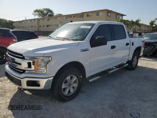 2019 Ford F-150 XL with VIN 1FTEW1E55KFB19015, listed as a Copart auction lot 51440865 with 98,188 mi miles and Salvage Title. Bid and sale history available at carsss.com. Image 1.