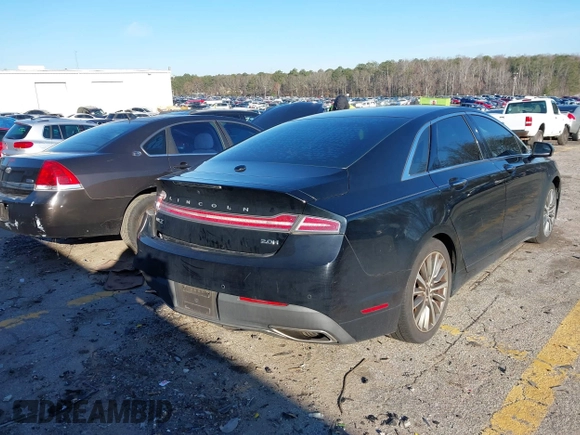 2017 Lincoln MKZ Hybrid Premiere with VIN 3LN6L5KU4HR614104, listed as a IAAI auction lot 41596582 with 188,969 mi miles. Bid and sale history available at carsss.com. Image 4.