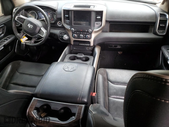 2019 Ram 1500 Laramie with VIN 1C6SRFJT6KN714870, listed as a Copart auction lot 55137815 with 92,941 mi miles and Salvage title. Bid and sale history available at DreamBid. Image 8.