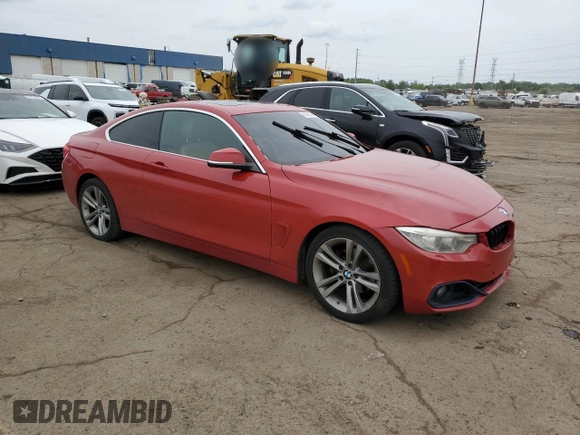 2016 BMW 4 Series 428i xDrive with VIN WBA3N9C56GK250087, listed as a Copart auction lot 61393405 with 113,438 mi miles and Clean title. Bid and sale history available at DreamBid. Image 4.