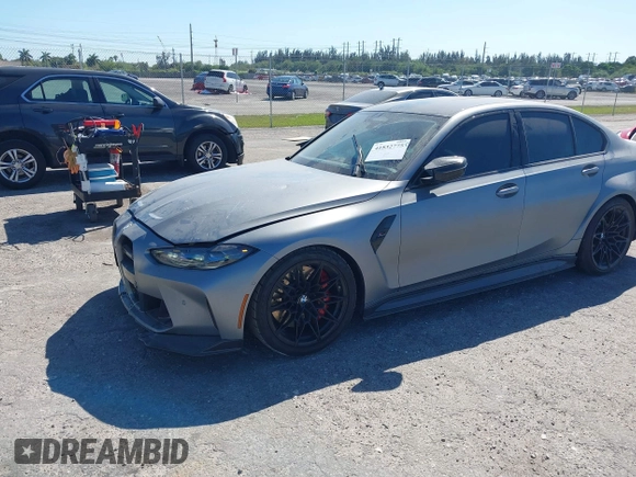 2023 BMW M3 Competition z VIN WBS33AY06PFP69567, wystawiony jako IAAI lot #41832775 z przebiegiem Nie podano mil oraz . Historia ofert i sprzedaży dostępna na DreamBid. Obrazek 21.