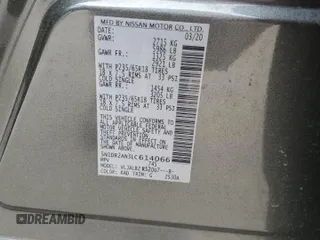 2020 Nissan Pathfinder S z VIN 5N1DR2AN3LC614066, wystawiony jako Copart lot #47091335 z przebiegiem 97 474 mil mil oraz Szkoda całkowita • Salvage title. Historia ofert i sprzedaży dostępna na DreamBid. Obrazek 13.
