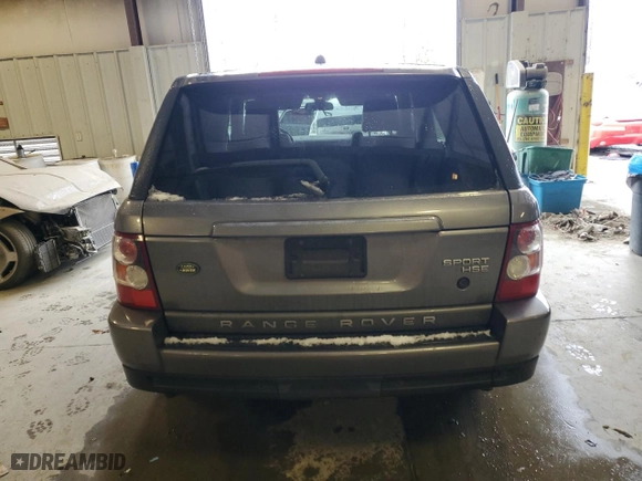 2007 Land Rover Range Rover Sport HSE with VIN SALSK25447A111299, listed as a Copart auction lot 43974465 with NaN miles and Salvage Title. Bid and sale history available at carsss.com. Image 6.