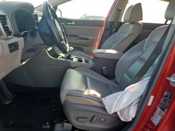 2017 Kia Sportage EX with VIN KNDPN3AC5H7074687, listed as a Copart auction lot 48533565 with 93,418 mi miles and Salvage Title. Bid and sale history available at carsss.com. Image 7.