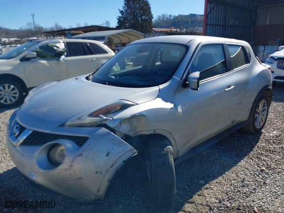 2016 Nissan Juke S with VIN JN8AF5MR1GT605294, listed as a IAAI auction lot 41402105 with 106,366 mi miles. Bid and sale history available at carsss.com. Image 2.