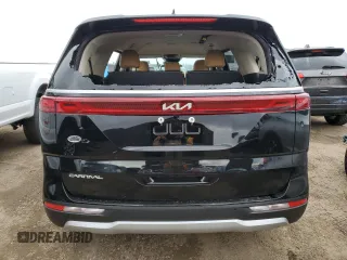 2024 Kia Carnival LX with VIN KNDNB4H33R6387823, listed as a Copart auction lot 81117734 with 0 mi miles and Salvage Title. Bid and sale history available at carsss.com. Image 6.