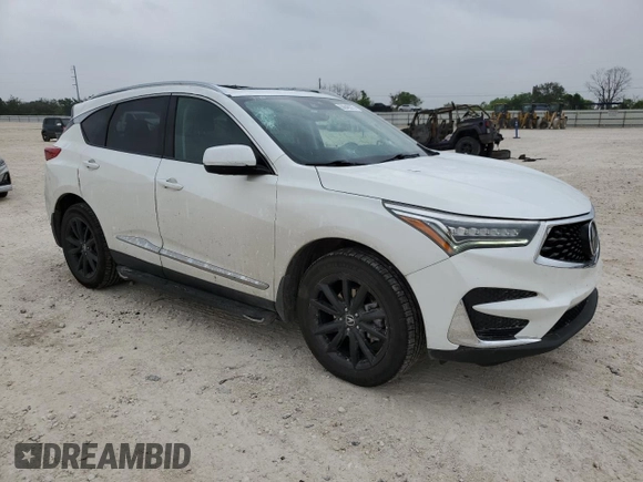 2020 Acura RDX Technology with VIN 5J8TC2H52LL001235, listed as a Copart auction lot 50846375 with 92,647 mi miles and Clean Title. Bid and sale history available at DreamBid. Image 4.