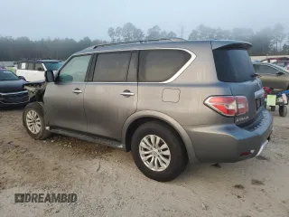 2017 Nissan Armada SV with VIN JN8AY2ND7H9007012, listed as a Copart auction lot 84239494 with 124,619 mi miles and Clean Title. Bid and sale history available at carsss.com. Image 2.