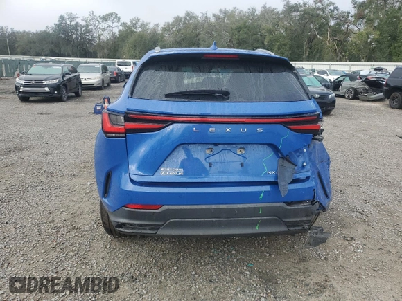 2022 Lexus NX 250 Premium with VIN JTJGDCAZ4N5003363, listed as a Copart auction lot 86794724 with 35,662 mi miles and Salvage title. Bid and sale history available at DreamBid. Image 6.