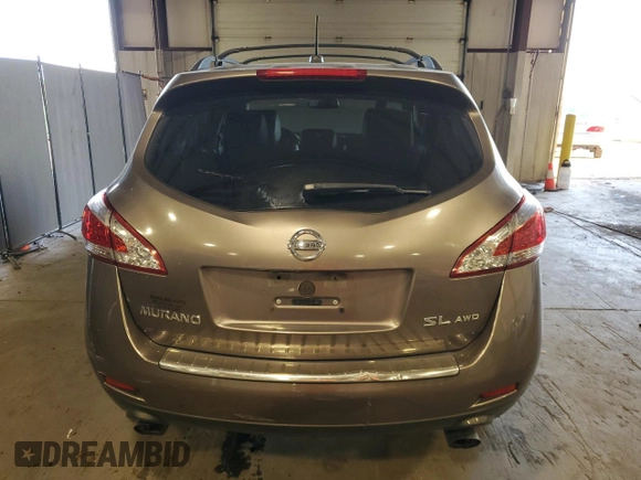 2011 Nissan Murano SV with VIN JN8AZ1MW5BW177422, listed as a Copart auction lot 75326494 with 122,797 mi miles and Salvage Title. Bid and sale history available at carsss.com. Image 6.