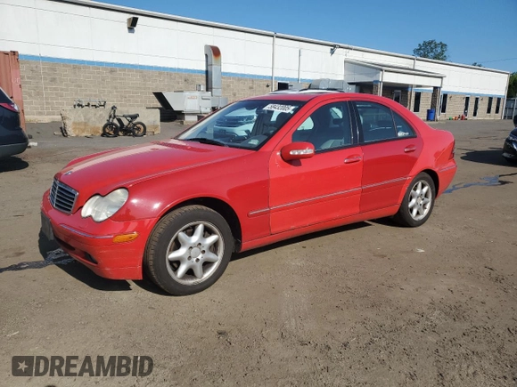 2002 Mercedes-Benz C 230/260/280/320 z VIN WDBRF64JX2F151681, wystawiony jako Copart lot #58432005 z przebiegiem 106 462 mil mil oraz Szkoda całkowita • Salvage title. Historia ofert i sprzedaży dostępna na DreamBid. Obrazek 1.