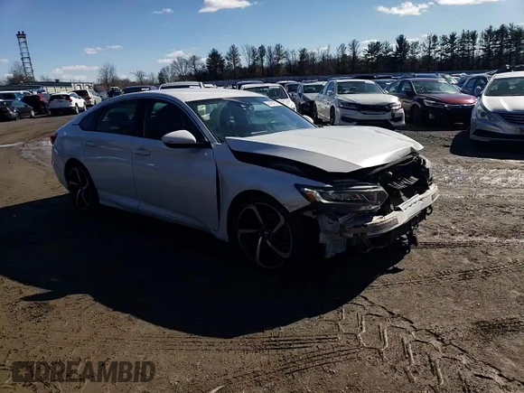 2018 Honda Accord Sedan Sport 1.5T with VIN 1HGCV1F34JA150034, listed as a Copart auction lot 45454355 with 173,698 mi miles and Salvage Title. Bid and sale history available at carsss.com. Image 10.