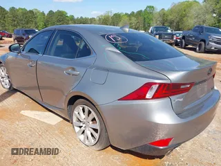2015 Lexus IS 250 with VIN JTHBF1D20F5061349, listed as a IAAI auction lot 41966439 with 123,224 mi miles and . Bid and sale history available at DreamBid. Image 3.